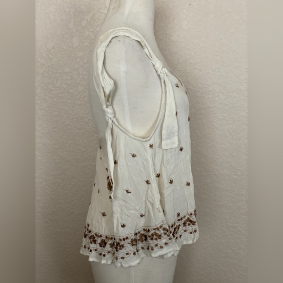Free People Sensual Embroidered Drippy Tank - Picture 3 of 6